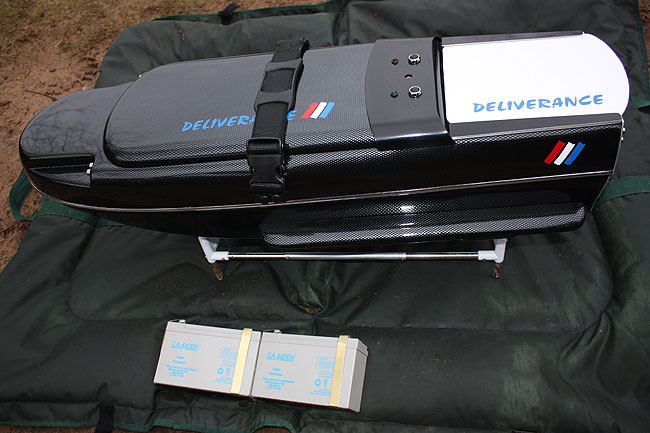 All boat packages come with two batteries (Please note stand is not included. Aluminium hopper cover is a prototype only and is not available as an option)