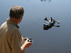 Filming Carp Crew 2 with the Deliverance Bait Boat